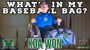What's In My Baseball Bag? Ft Hawaii Commit Koa Won A Class Of 25' Catcher