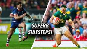Great Sidesteps & Insane Footwork in Rugby [2023]
