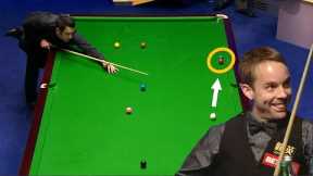 Snooker Players React on their Opponents' Epic Shots