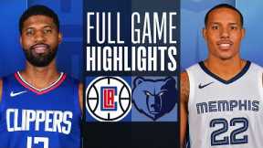 CLIPPERS at GRIZZLIES | FULL GAME HIGHLIGHTS | January 12, 2024