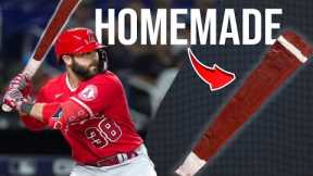Can An MLB Player Get A Hit With A Homemade Bat?