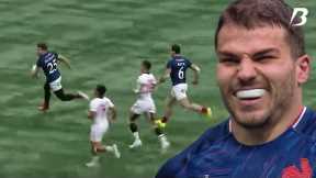 Antoine Dupont's Spectacular Showing in Rugby Sevens vs USA 7s 2024
