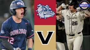 Gonzaga vs #6 Vanderbilt Highlights | 2024 College Baseball Highlights