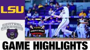 #3 LSU vs Central Arkansas Highlights | NCAA Baseball | 2024 College Baseball