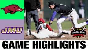 #2 Arkansas vs James Madison Highlights [GAME 4] | NCAA Baseball | 2024 College Baseball