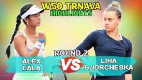 Alex Eala vs Lina Gjorcheska R-16 | Match Highlights (29-Feb) ITF Trnava 2024