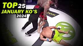 TOP 25 VICIOUS KNOCKOUTS OF JANUARY 2024