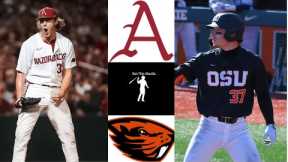 #7 Oregon St vs #2 Arkansas | 2024 College Baseball Highlights (Go ahead triple!)