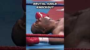 Brutal 430lbs Knockout #boxing