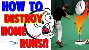 How to Hit a Home Run | Baseball Hitting Drills (Pro Speed Baseball)