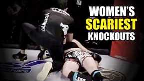 Women's Most Scariest Knockouts in MMA 2024