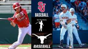 St. John's vs #15 Texas Longhorns | 2024 College Baseball Highlights (Good Game!)