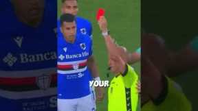 Top 3 CRAZIEST Red Card Moments in Football #football #soccer