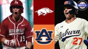 #1 Arkansas vs #23 Auburn (Game 2, Great Game!) | 2024 College Baseball Highlights