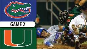 #4 Florida vs Miami Baseball Highlights | 4 HOMERUNS | College Baseball Highlights 2024