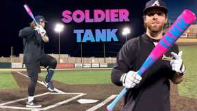 Hitting with the 2025 SOLDIER TANK | BBCOR Baseball Bat Review