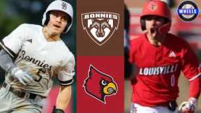 St. Bonaventure vs Louisville Highlights (Exciting Game!) | 2024 College Baseball Highlights