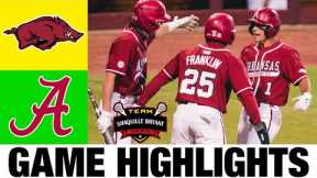 #1 Arkansas vs Alabama Highlights | NCAA Baseball Highlights | 2024 College Baseball