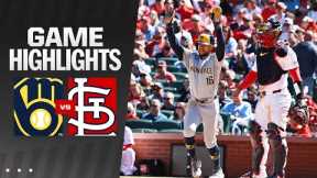 Brewers vs. Cardinals Game Highlights (4/21/24) | MLB Highlights