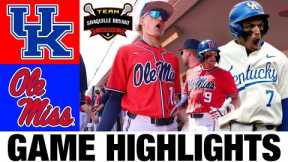 #1 Ole Miss vs Kentucky Highlights [GAME 3] | NCAA Baseball Highlights | 2024 College Baseball