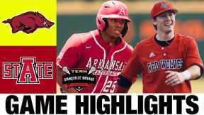 #1 Arkansas vs Arkansas State Highlights | NCAA Baseball Highlights | 2024 College Baseball