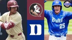 #10 Florida State vs #6 Duke (Wheels Got a Shoutout!) | G3 | 2024 College Baseball Highlights