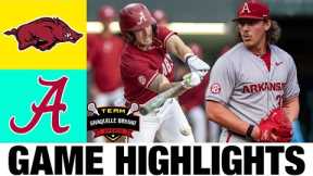 #1 Arkansas vs Alabama Highlights [GAME 3] | NCAA Baseball Highlights | 2024 College Baseball