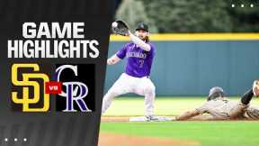 Padres vs. Rockies Game Highlights (4/22/24) | MLB Highlights