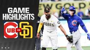 Cubs vs. Padres Game Highlights (4/8/24) | MLB Highlights