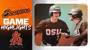 Oregon State Baseball Highlights: 4/7/24 vs. Arizona State