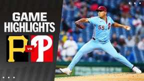 Pirates vs. Phillies Game Highlights (4/11/24) | MLB Highlights