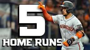 San Francisco Giants Blast FIVE Home Runs vs Rays | MLB Highlights