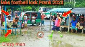 Fake Football Kick Prank !! 2023 Football Scary Prank - Gone Wrong Reaction |Razu prank tv