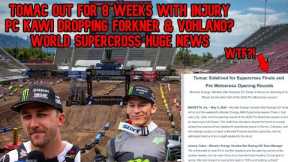 Tomac Ligament Injury OUT For 8 Weeks | PC Kawi Dropping Forkner & Vohland? | Huge News For WSX!