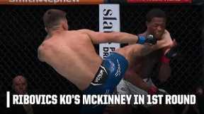 Esteban Ribovics HEAD-KICK KO on Terrance McKinney at #UFCStLouis | ESPN MMA