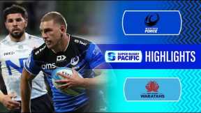 HIGHLIGHTS | FORCE v WARATAHS | Super Rugby Pacific 2024 | Round 13