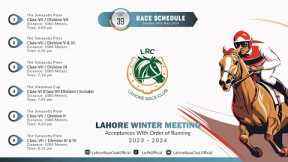 LRC Live  - 39th Day Lahore Winter Meeting 2023-2024 | May 26th, 2024 #horse #race #horseracing
