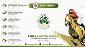 LRC Live  - 38th Day Lahore Winter Meeting 2023-2024 | May 19th, 2024 #horse #race #horseracing