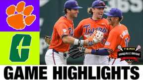 #2 Clemson vs Charlotte Highlights | NCAA Baseball Highlights | 2024 College Baseball