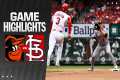 Orioles vs. Cardinals Game Highlights 