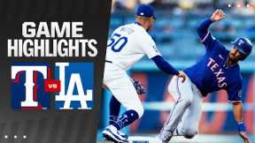 Rangers vs. Dodgers Highlights (6/12/24) | MLB Highlights