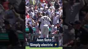 Juan Soto’s bat flip after his CLUTCH 9th inning homer 🔥🔥🔥