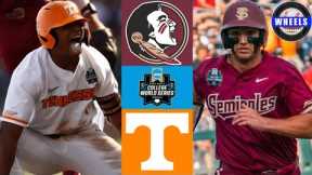 #8 Florida State v #1 Tennessee (MUST WATCH, AMAZING) | College World Series | 2024 College Baseball