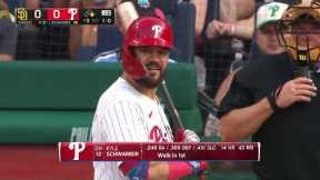 Kyle Schwarber hits YET ANOTHER TOWERING June homer for the Phillies!