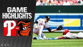 Phillies vs. Orioles Game Highlights (6/16/24) | MLB Highlights