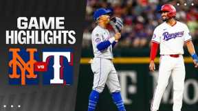 Mets vs. Rangers Game Highlights (6/18/24) | MLB Highlights
