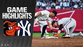 Orioles vs. Yankees Game Highlights (6/19/24) | MLB Highlights