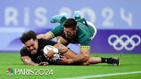 South Africa stifles New Zealand in men's rugby quarterfinal | Paris Olympics | NBC Sports