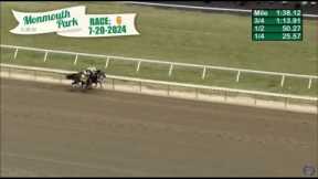 The Molly Pitcher 2024 Stakes G3) Won By Idiomatic | What A Horse Race From Monmouth Park