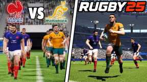 RUGBY 25 EARLY ACCESS - My First Game - France vs Australia - Rugby 25 Gameplay & Commentry #rugby25